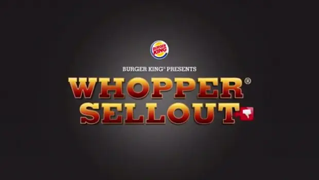 Whopper sellout, una campaña para perder 30.000 seguidores