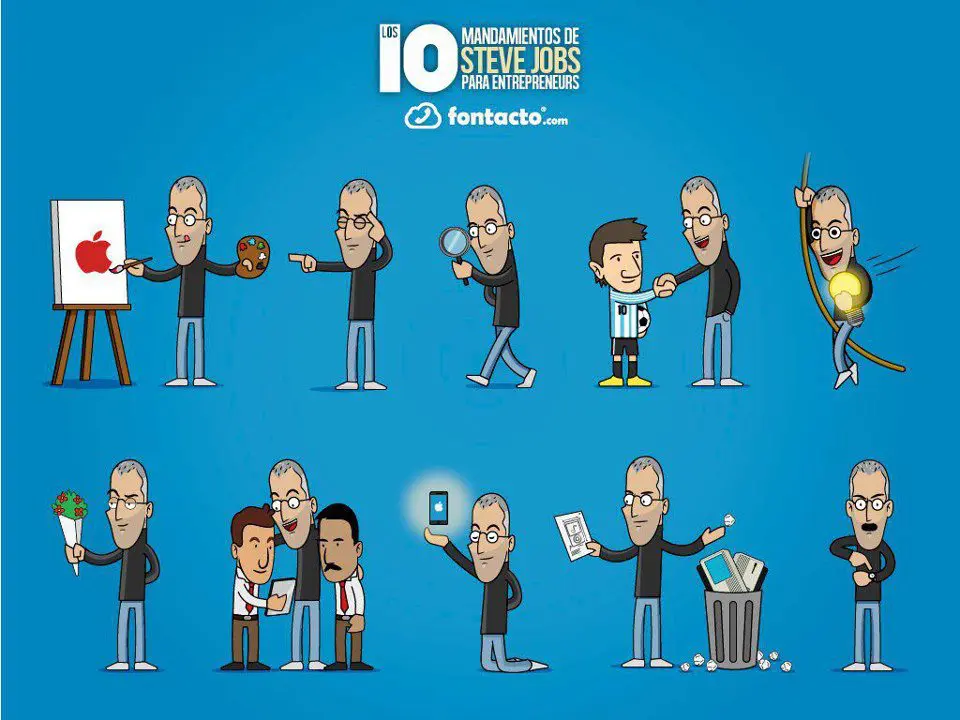 Los 10 mandamientos de Steve Jobs para emprendedores