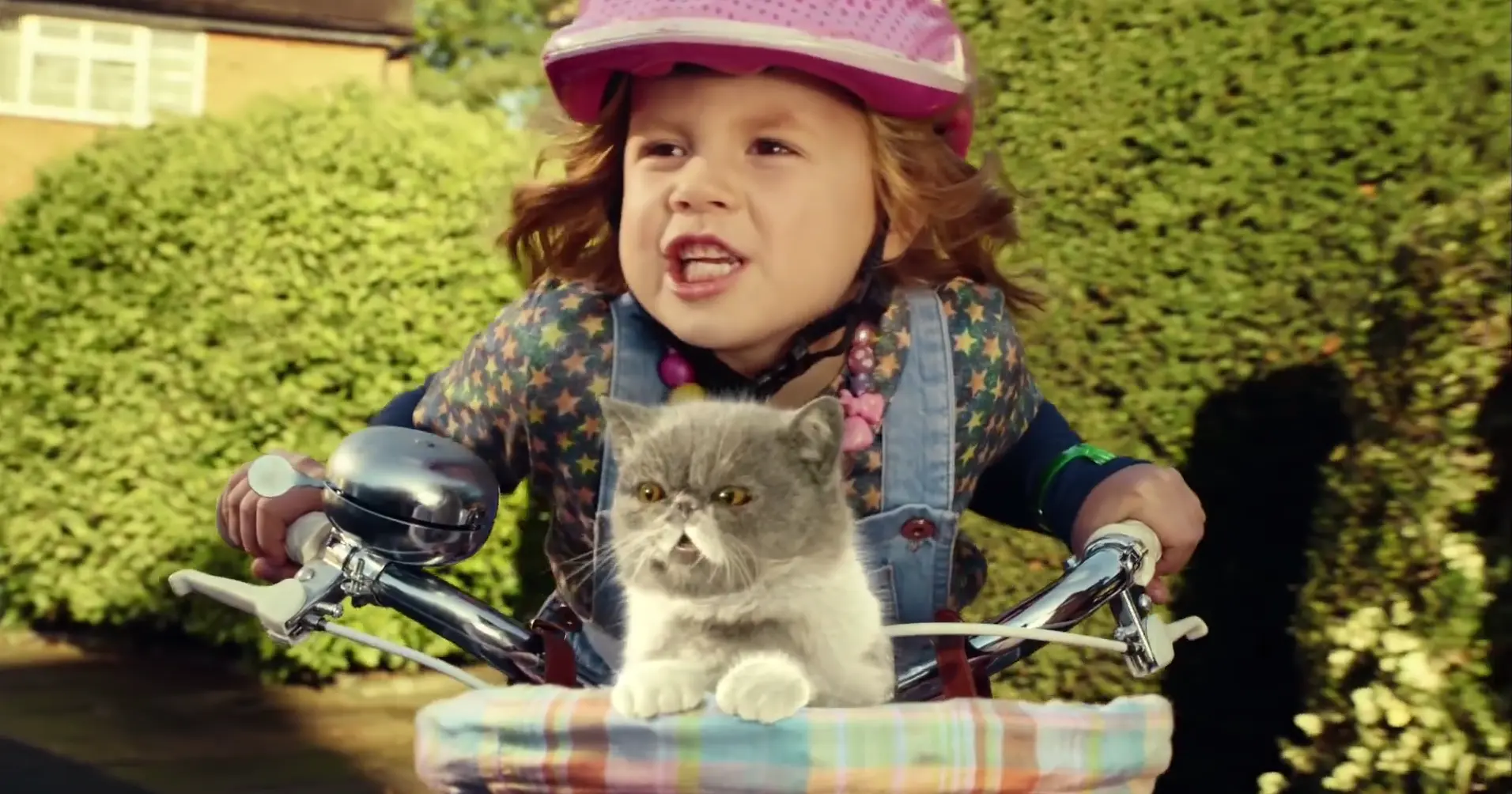 Una niña y su gatito cantarines el nuevo viral de Three