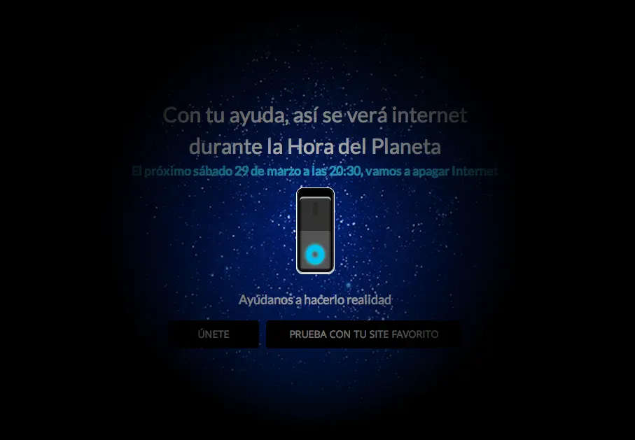 WWF «apagará» Internet durante la Hora del Planeta