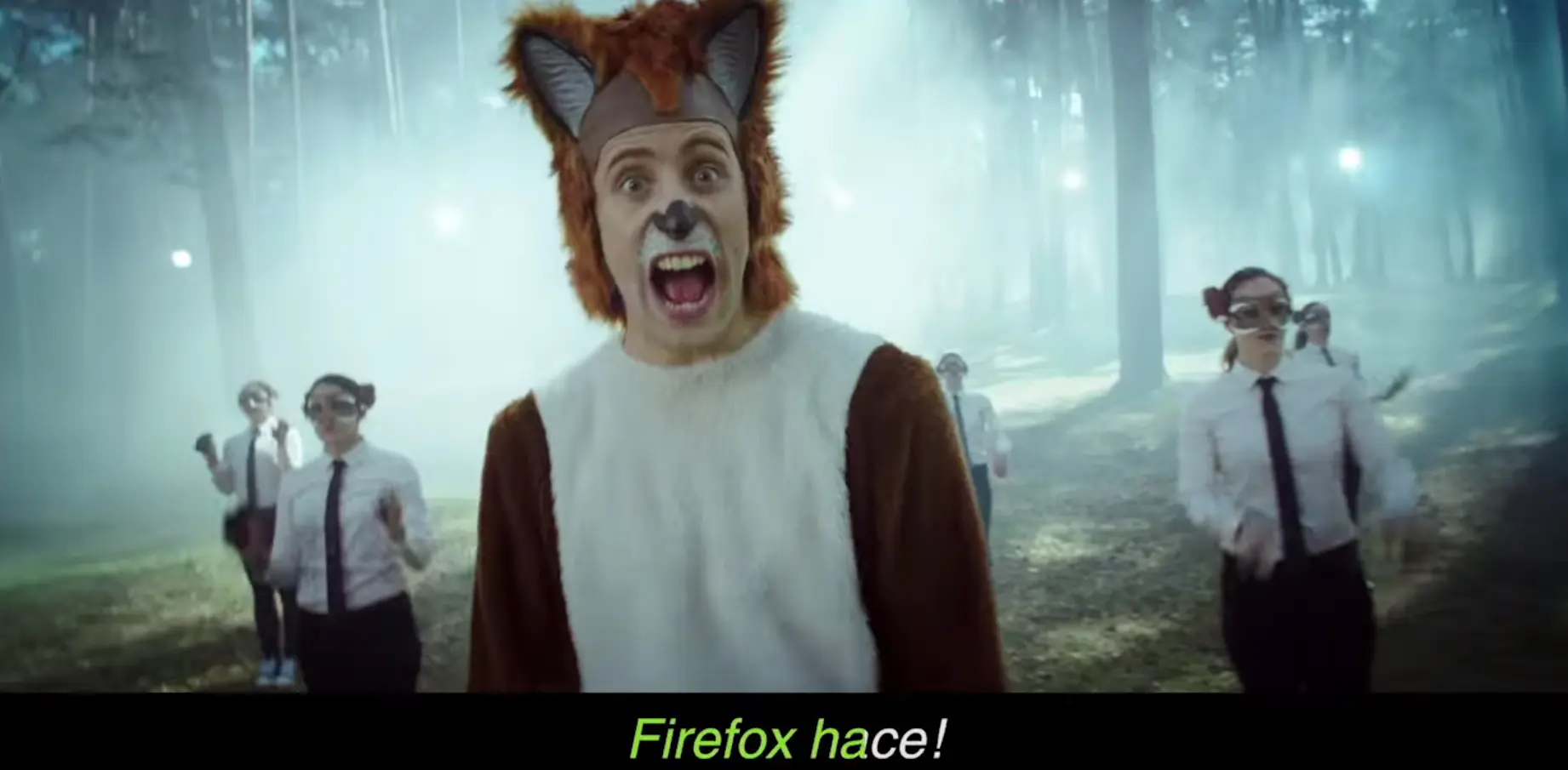 Movistar Chile promociona Firefox OS emulando el videoclip de «The Fox»