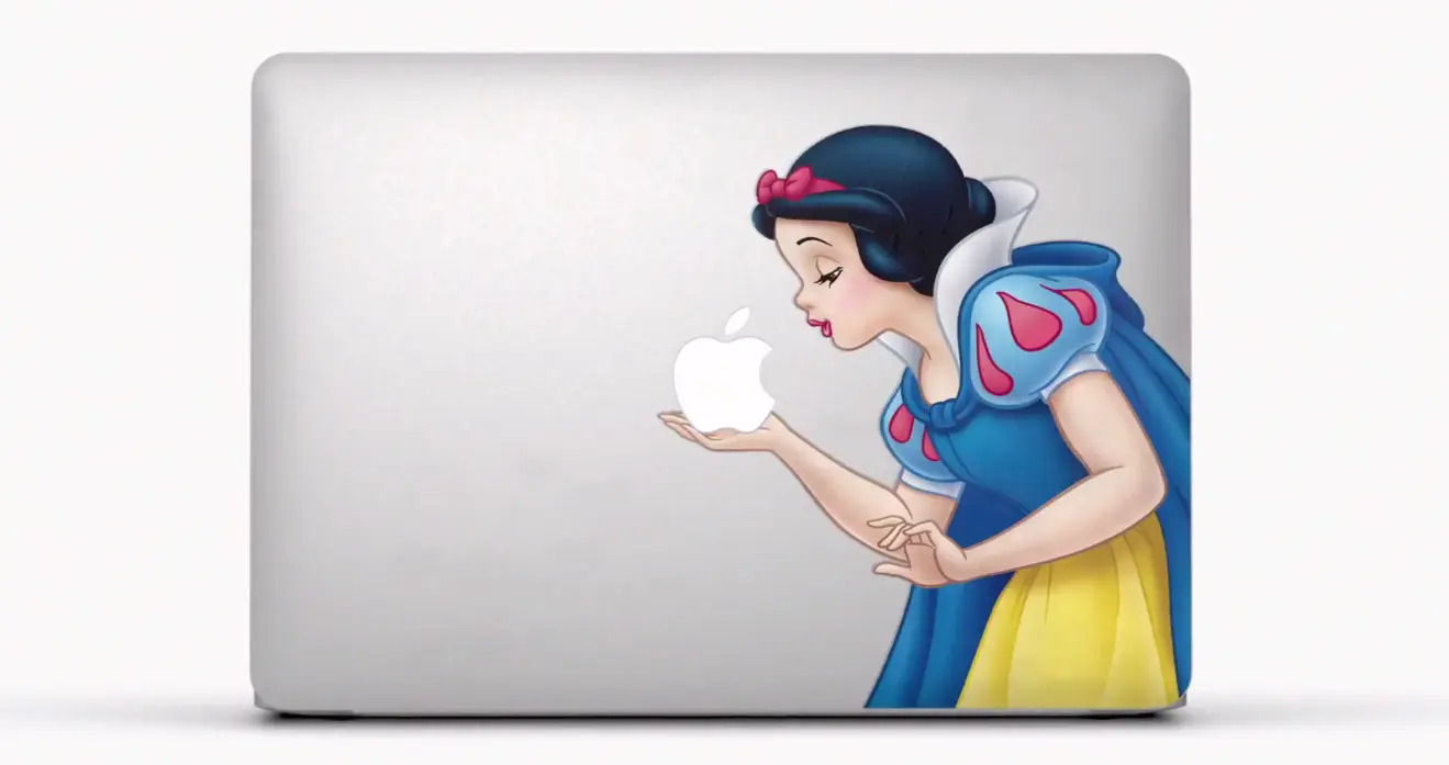 Apple lanza un creativo anuncio con las pegatinas del MacBook Air