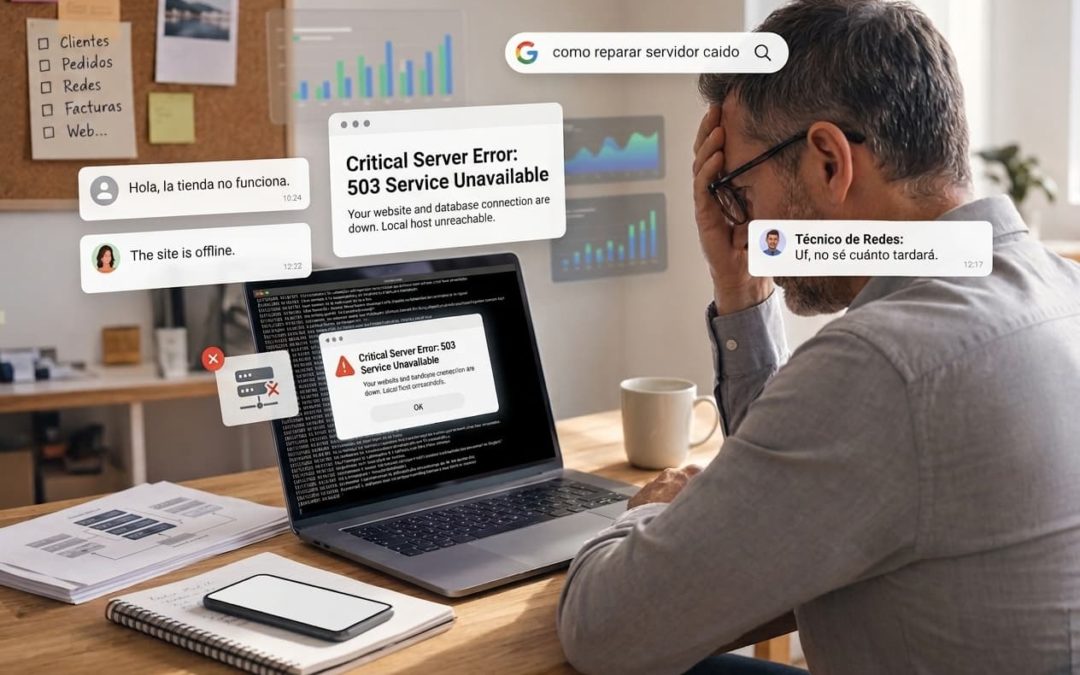 Lo que pierde una compañía cuando su web falla